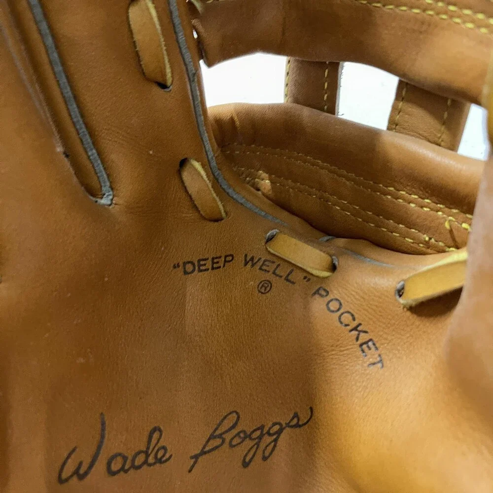 Vintage Rawlings Baseball Glove 11.5 Wade Boggs Signature Infield RBG75